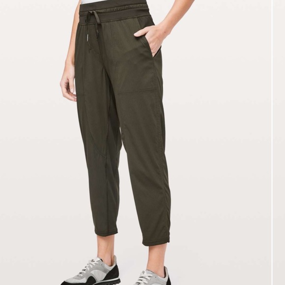 Lululemon Dance Studio Crop Pants *25" Dark Olive